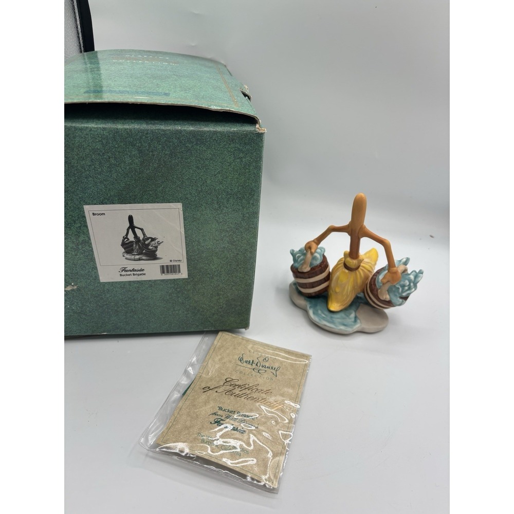 Walt Disney Classics Collection Bucket Brigade From Fantasia w/ Box & COA